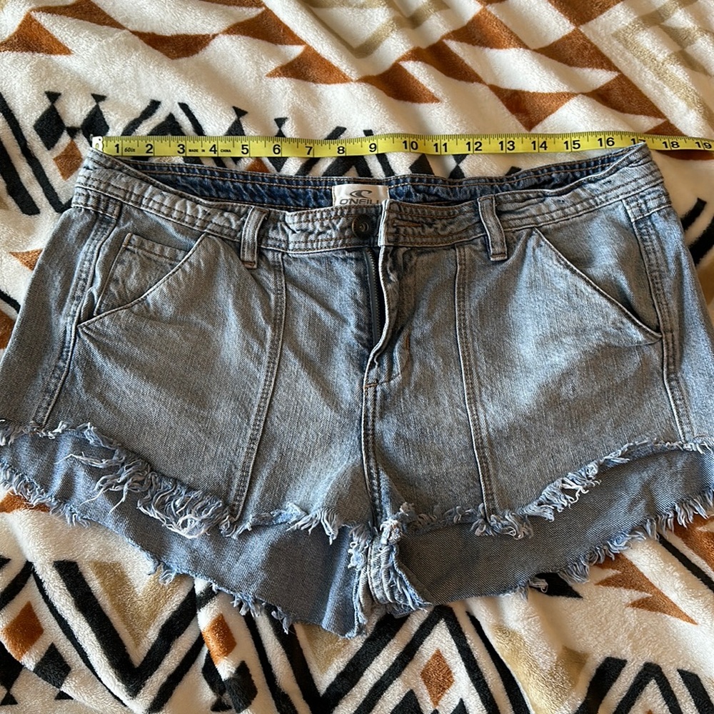 Vintage low rise O’Neill women’s shorts, surfer shorts, cut offs